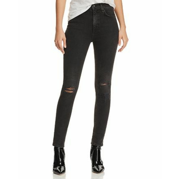 Rag & Bone High Rise Legging Skinny Jeans - Picture 2 of 14